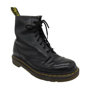 DR MARTENS Unisex Adult Black Smooth Leather Lace-Up 1460 Pascal Boots M7/W8